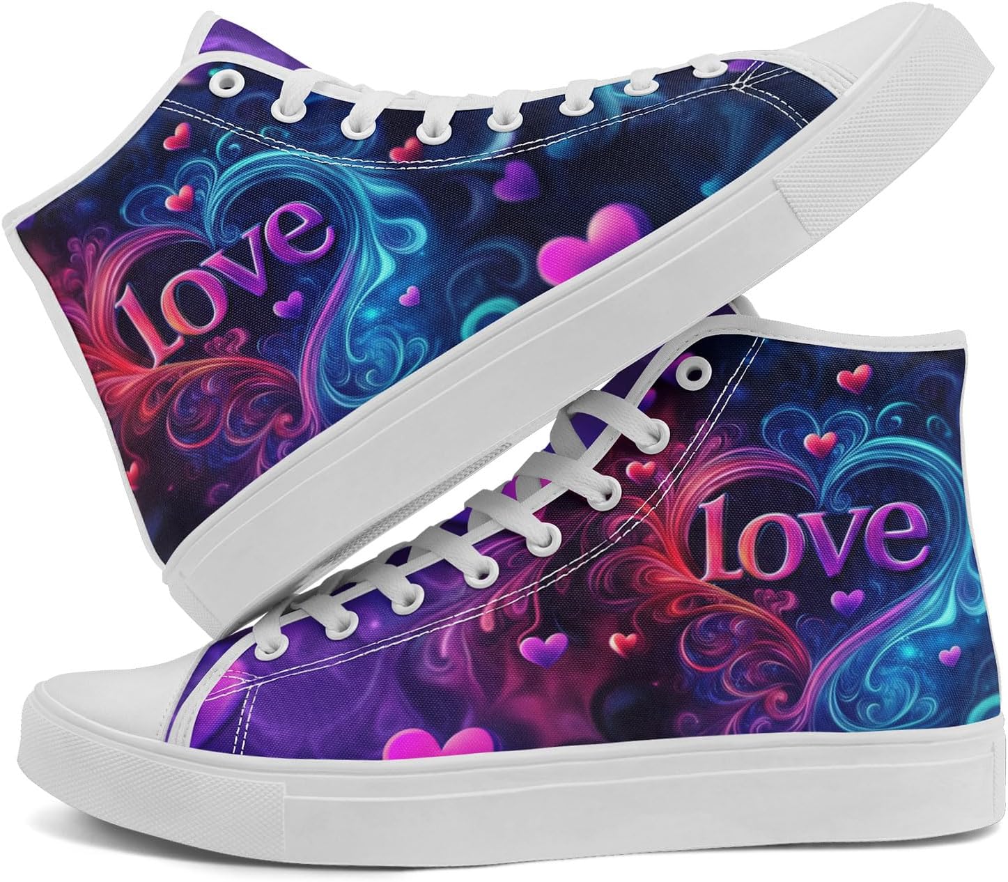 Романтические высокие кеды на ткани для женщин и мужчин, стильная повседневная обувь ко Дню святого Валентина, унисекс, подарок для пар Awsole, белый/светло-розовый/розовый/фиолетовый/красный/светло-голубой
Романтические высокие кеды на ткани для женщин и мужчин, стильная повседневная обувь ко Дню святого Валентина, унисекс, подарок для пар Awsole, белый/светло-розовый/розовый/фиолетовый/красный/светло-голубой