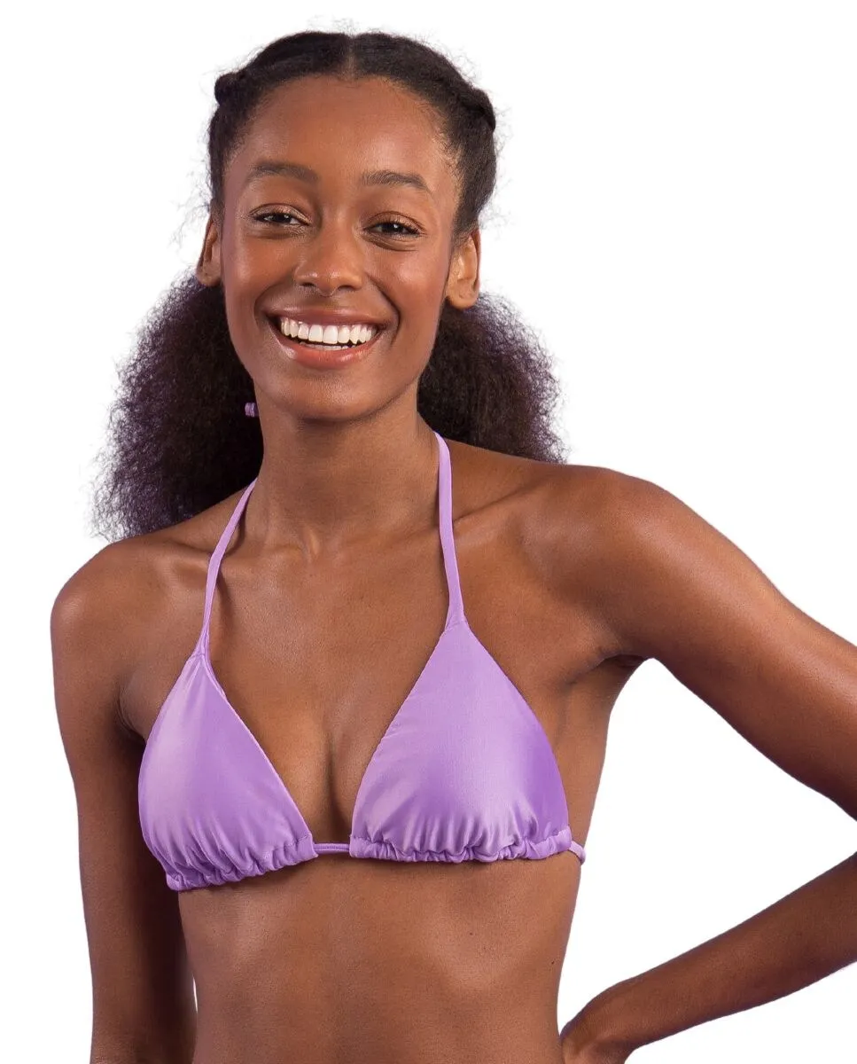 Однотонный лиф бикини с треугольными чашечками и мягкой подкладкой Río de Sol, фиолетовый
Однотонный лиф бикини с треугольными чашечками и мягкой подкладкой Río de Sol, фиолетовый