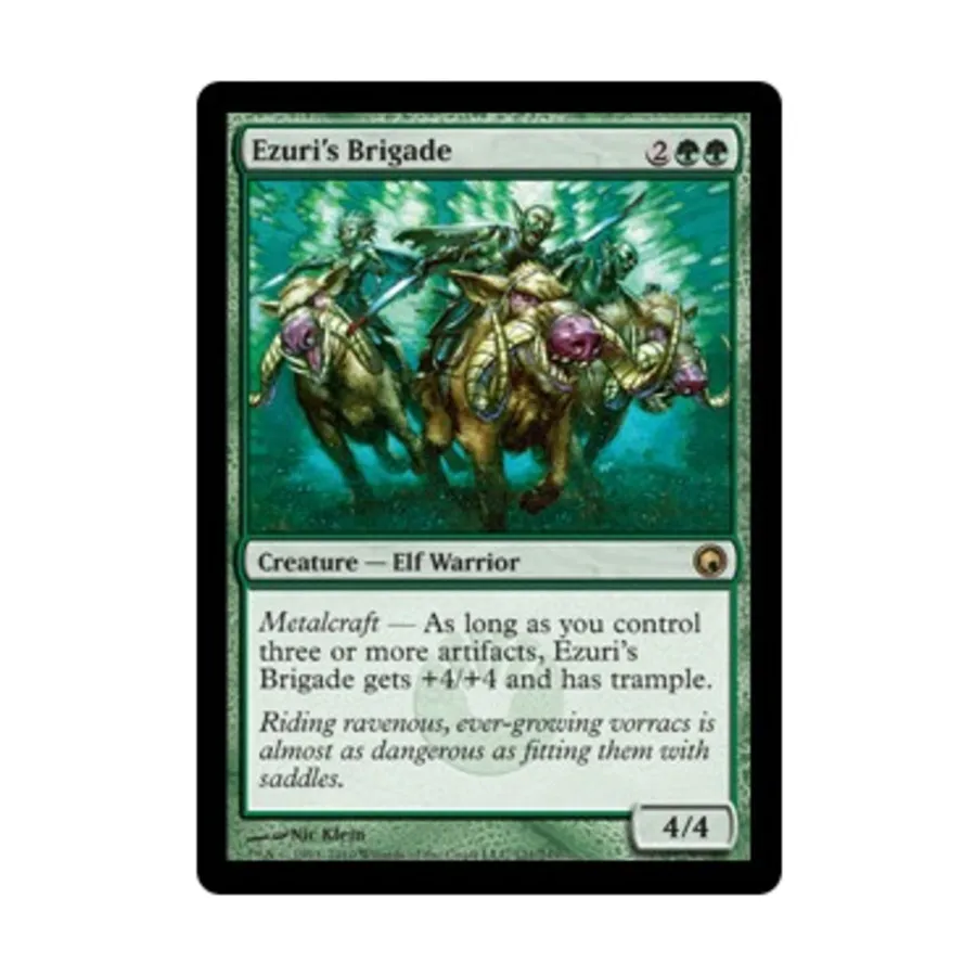 CCG Бригада Эзури (клавиша R), MTG - Scars of Mirrodin
CCG Бригада Эзури (клавиша R), MTG - Scars of Mirrodin