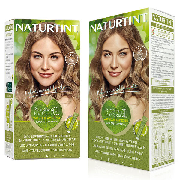 Набор: краска для волос 8n пшеничный блонд, 2x179 мл Naturtint
Набор: краска для волос 8n пшеничный блонд, 2x179 мл Naturtint