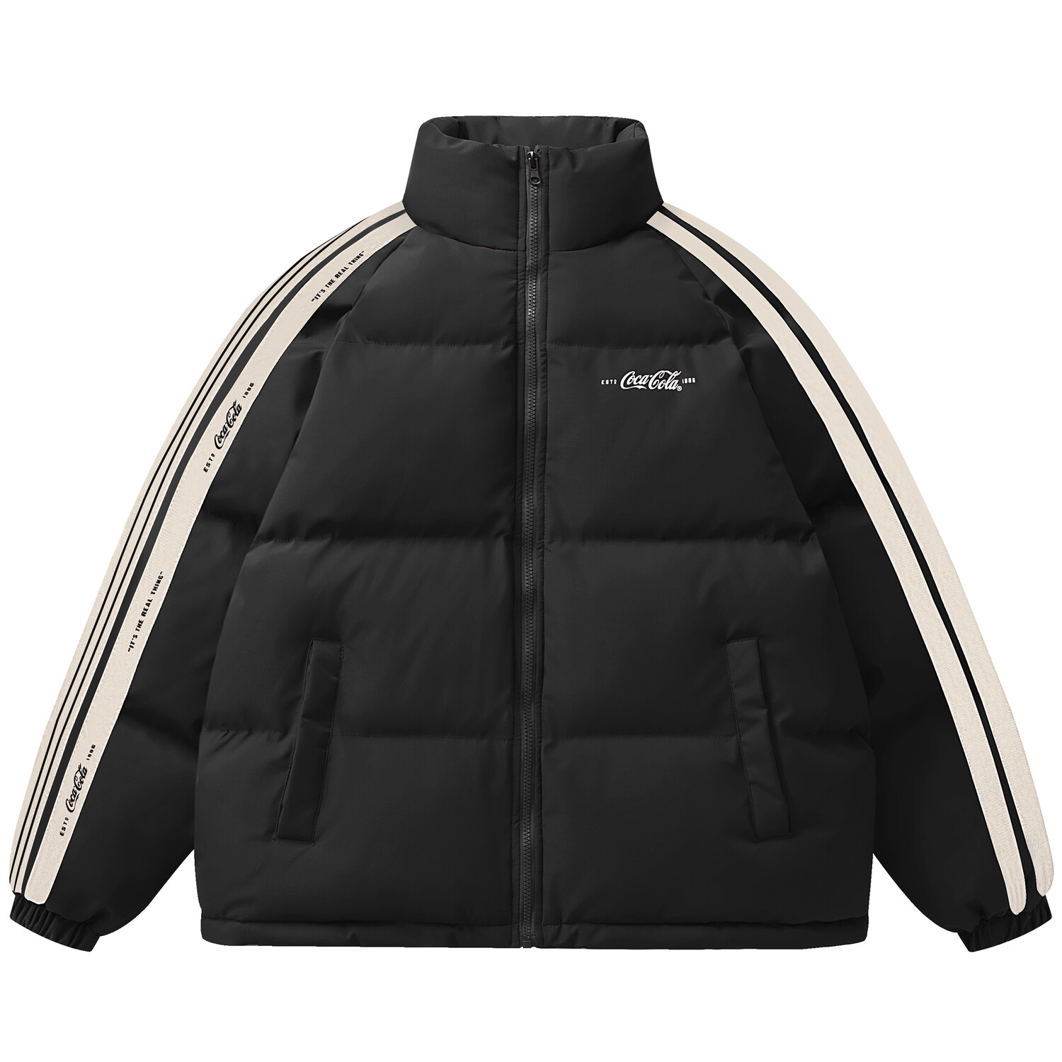 Стеганая куртка унисекс Coca-Cola, Абрикос (утолщенный)
Стеганая куртка унисекс Coca-Cola, Абрикос (утолщенный)