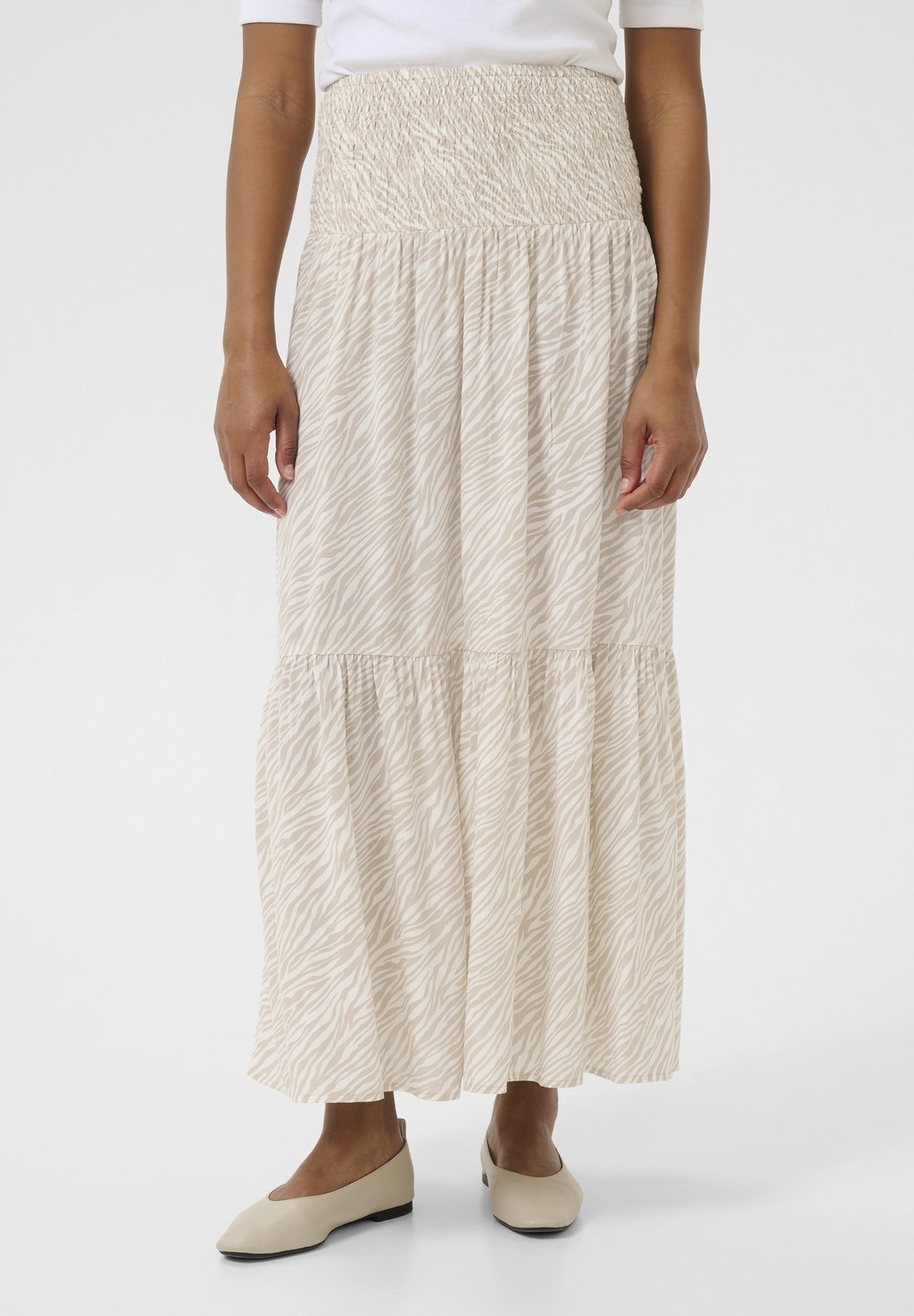 Юбка макси Kaffe, бежевый
Юбка макси Kaffe, бежевый