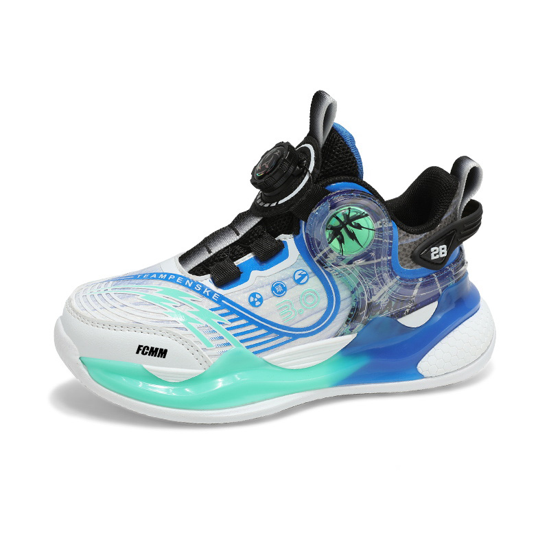 Баскетбольные кроссовки средней высоты с мягкой износостойкой подошвой и балансировкой для детей FCMM, черный/синий
Баскетбольные кроссовки средней высоты с мягкой износостойкой подошвой и балансировкой для детей FCMM, черный/синий