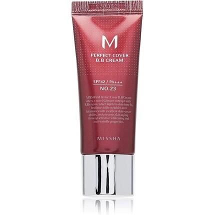 M Perfect Cover Bb Cream №23 Натуральный бежевый 20мл, Missha
M Perfect Cover Bb Cream №23 Натуральный бежевый 20мл, Missha