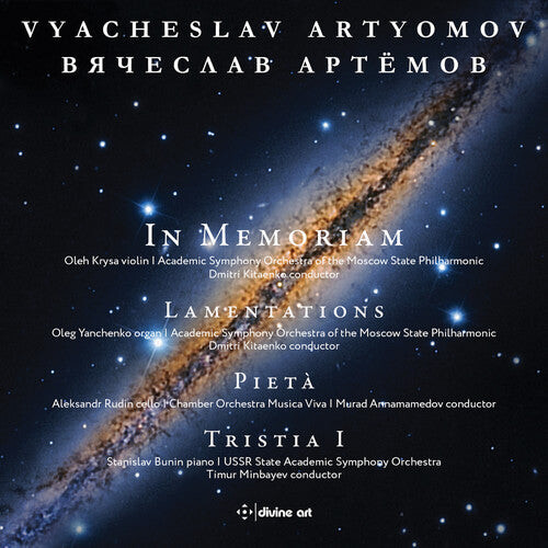 CD диск Artyomov / Krysa / Ussr State Symphony Orchestra: In Memoriam / Lamentations / Pieta
CD диск Artyomov / Krysa / Ussr State Symphony Orchestra: In Memoriam / Lamentations / Pieta