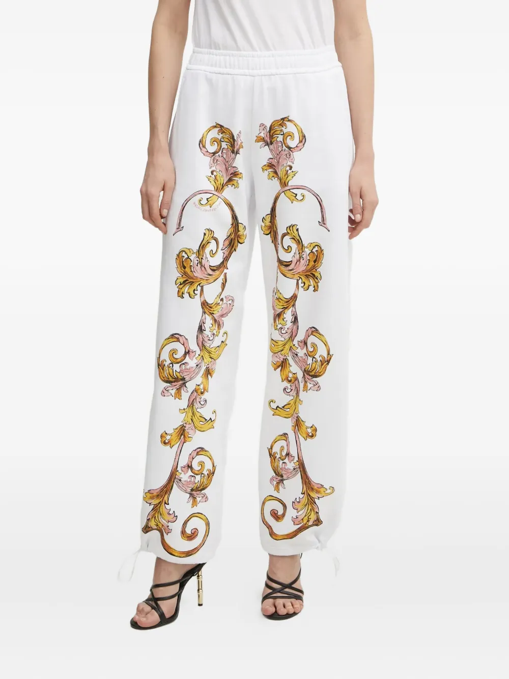 Брюки с принтом Baroque Versace Jeans Couture, белый
Брюки с принтом Baroque Versace Jeans Couture, белый