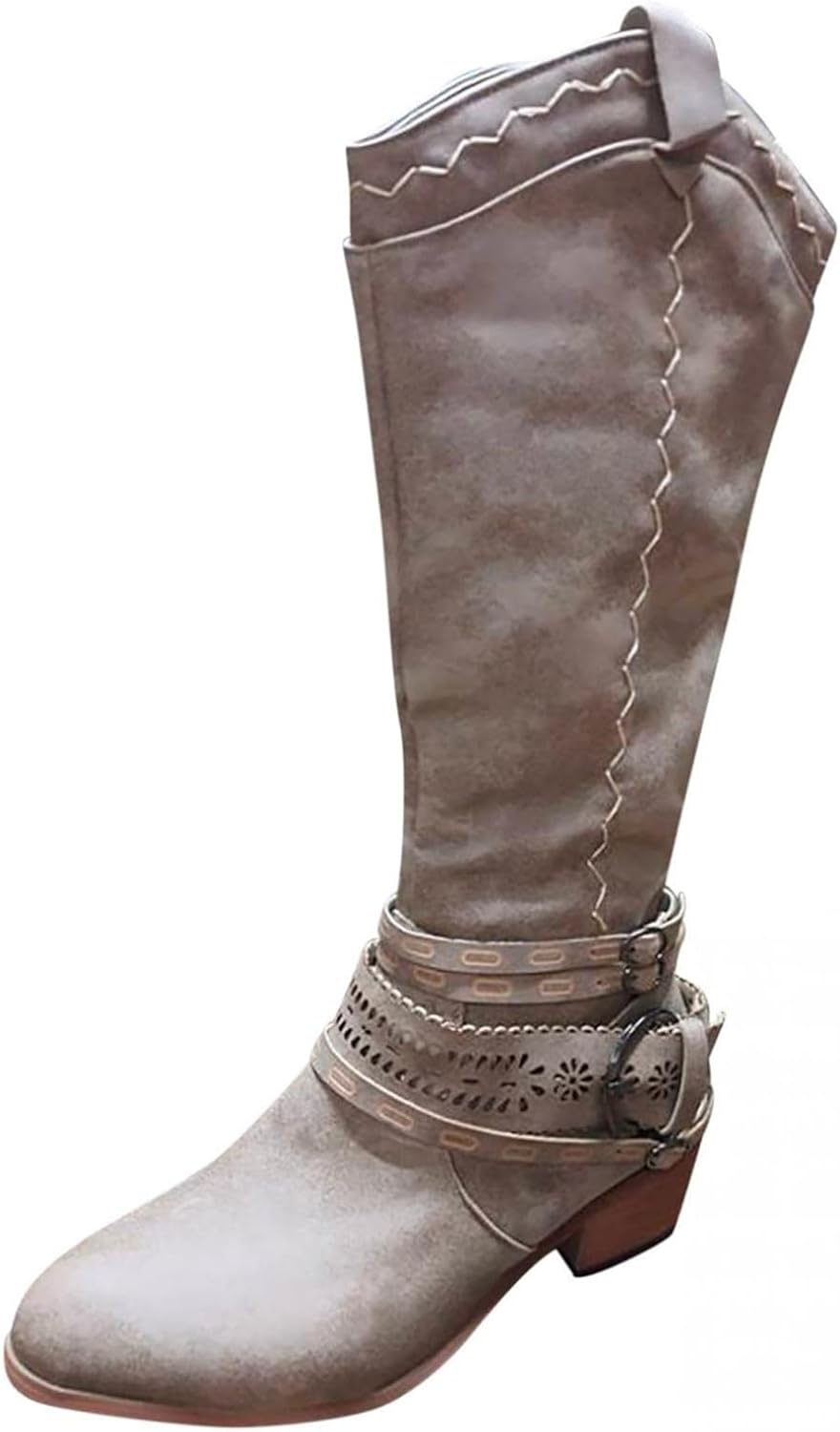 Высокие ковбойские сапоги до колена для женщин и мужчин AYziemezm, хаки
Высокие ковбойские сапоги до колена для женщин и мужчин AYziemezm, хаки