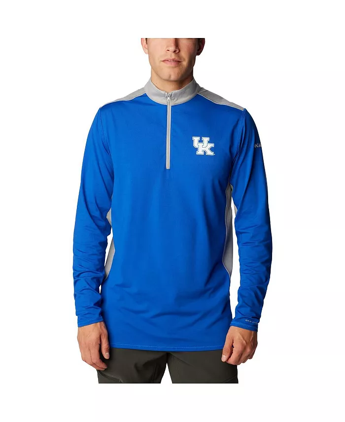 Мужская толстовка четверть-молния Tech Trail Omni-Shade с символикой Royal Kentucky Wildcats Columbia
Мужская толстовка четверть-молния Tech Trail Omni-Shade с символикой Royal Kentucky Wildcats Columbia