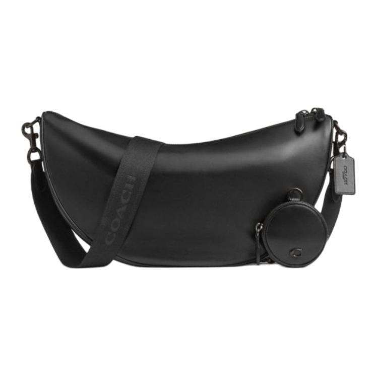 COACH Кожаная сумка через плечо большая унисекс черная
COACH Кожаная сумка через плечо большая унисекс черная