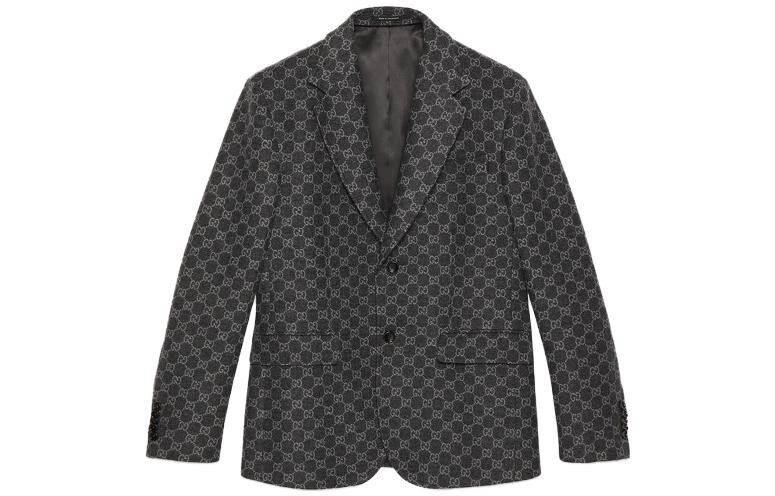 Деловой костюм мужской Gucci, темно-серый 
Деловой костюм мужской Gucci, темно-серый