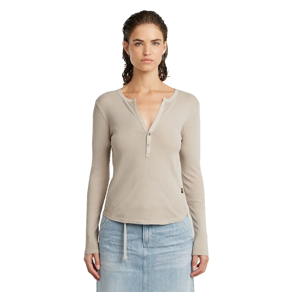 Футболка G-Star Deep Slim Long Sleeve V Neck, бежевый
Футболка G-Star Deep Slim Long Sleeve V Neck, бежевый