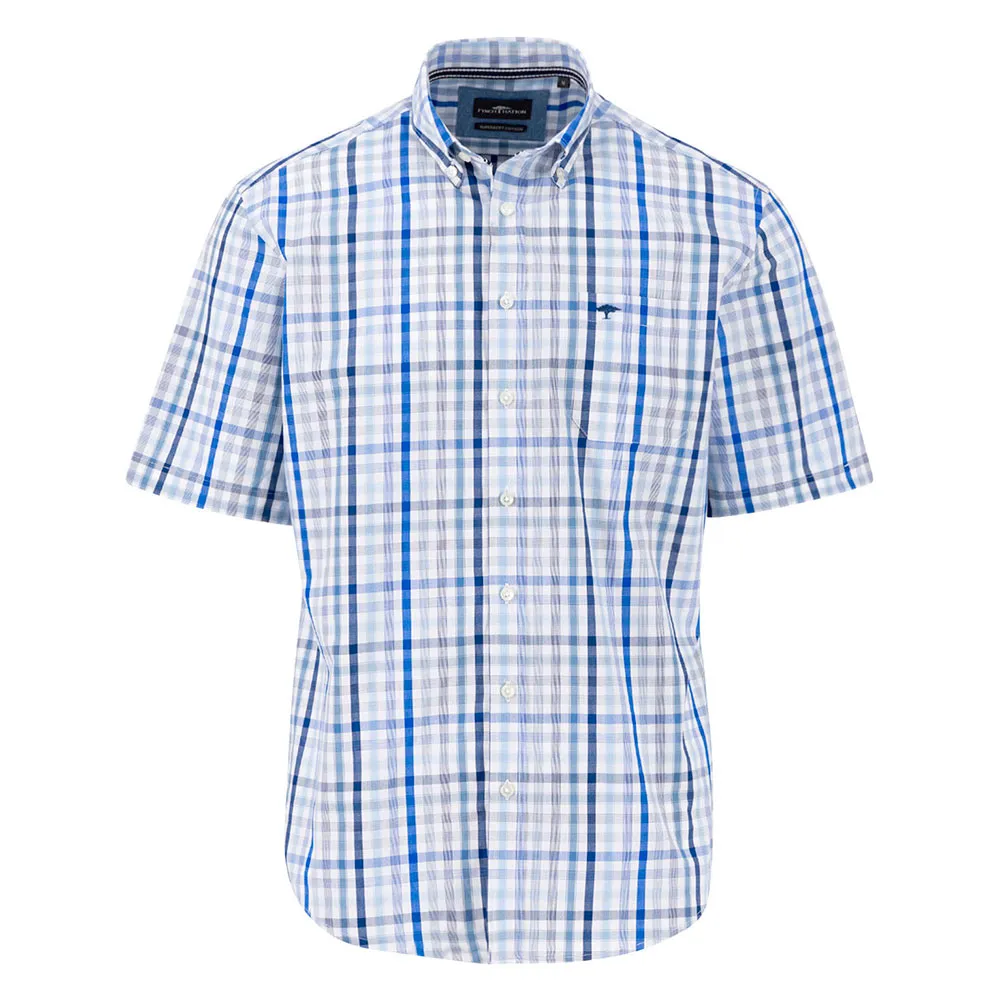Рубашка с коротким рукавом Fynch Hatton 15035251, синий
Рубашка с коротким рукавом Fynch Hatton 15035251, синий