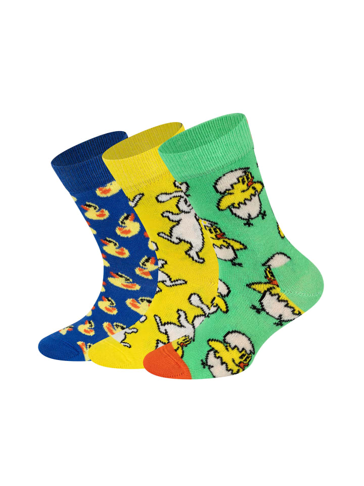 Happy Socks Детские носки с зайчиком, резинкой, уткой и цыпленком, разноцветные
Happy Socks Детские носки с зайчиком, резинкой, уткой и цыпленком, разноцветные