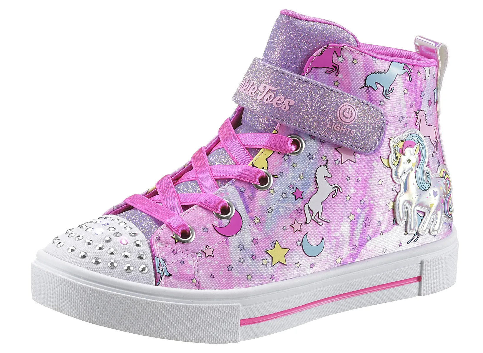 Детские кроссовки Skechers "TWINKLE Sparks-UNICORN DAYDREAM", с яркими заклепками, повседневная обувь, полуботинки, туфли на шнуровке Skechers Kids, розовый
Детские кроссовки Skechers "TWINKLE Sparks-UNICORN DAYDREAM", с яркими заклепками, повседневная обувь, полуботинки, туфли на шнуровке Skechers Kids, розовый