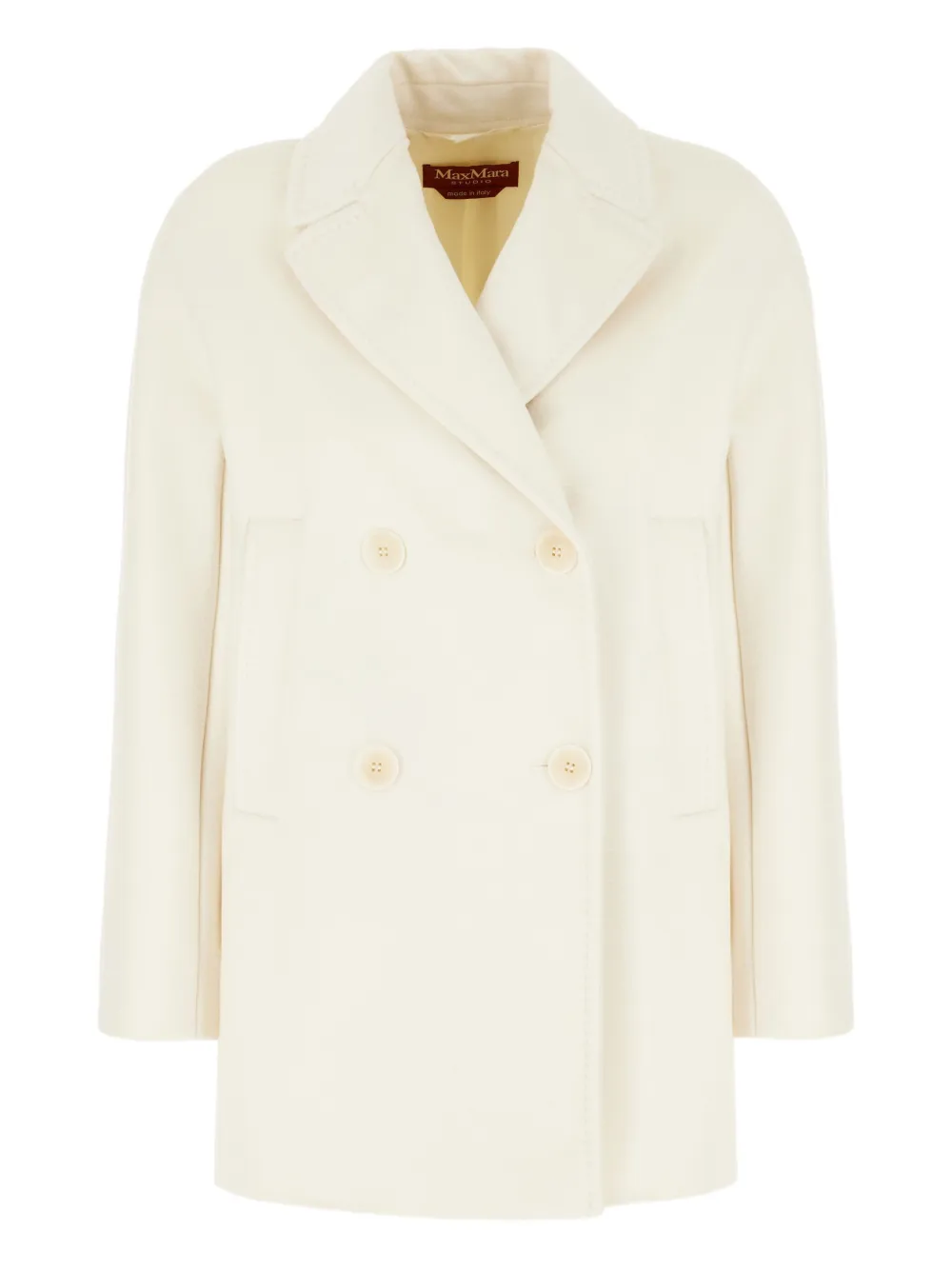 Двубортное пальто MAX MARA, белый
Двубортное пальто MAX MARA, белый