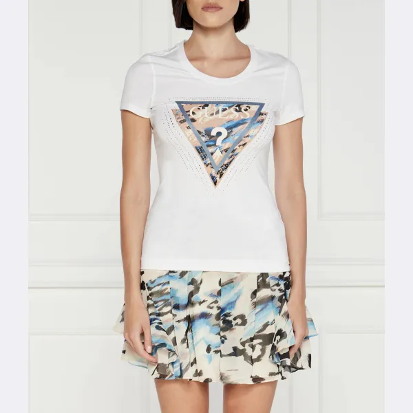 Футболка стандартного кроя с леопардовым принтом Guess, белый
Футболка стандартного кроя с леопардовым принтом Guess, белый