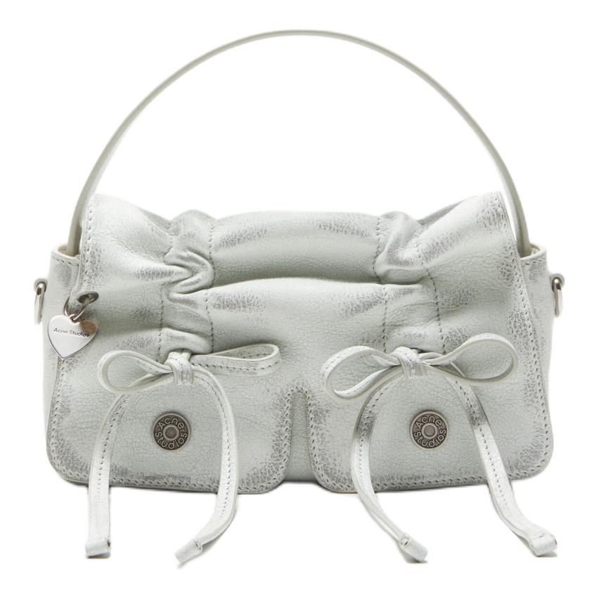 Кроссбод мини из телячьей кожи бело-серый Acne Studios
Кроссбод мини из телячьей кожи бело-серый Acne Studios