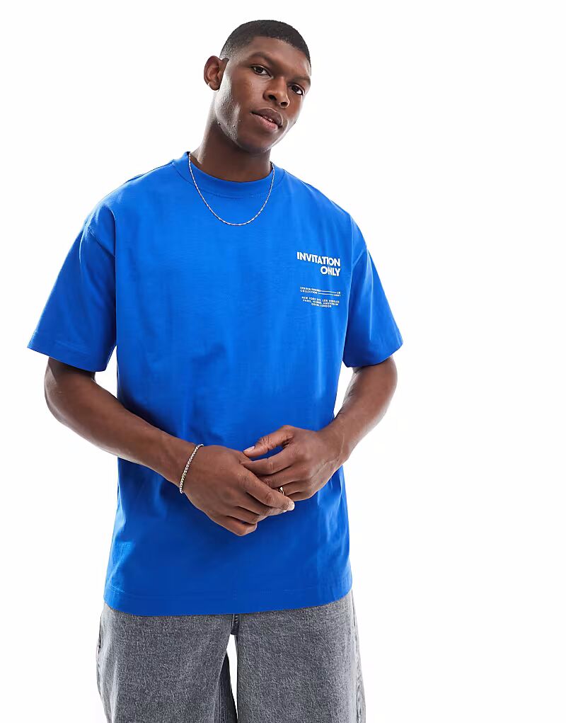 Футболка Cotton On invitation only цвета электрик Cotton:On 
Футболка Cotton On invitation only цвета электрик Cotton:On