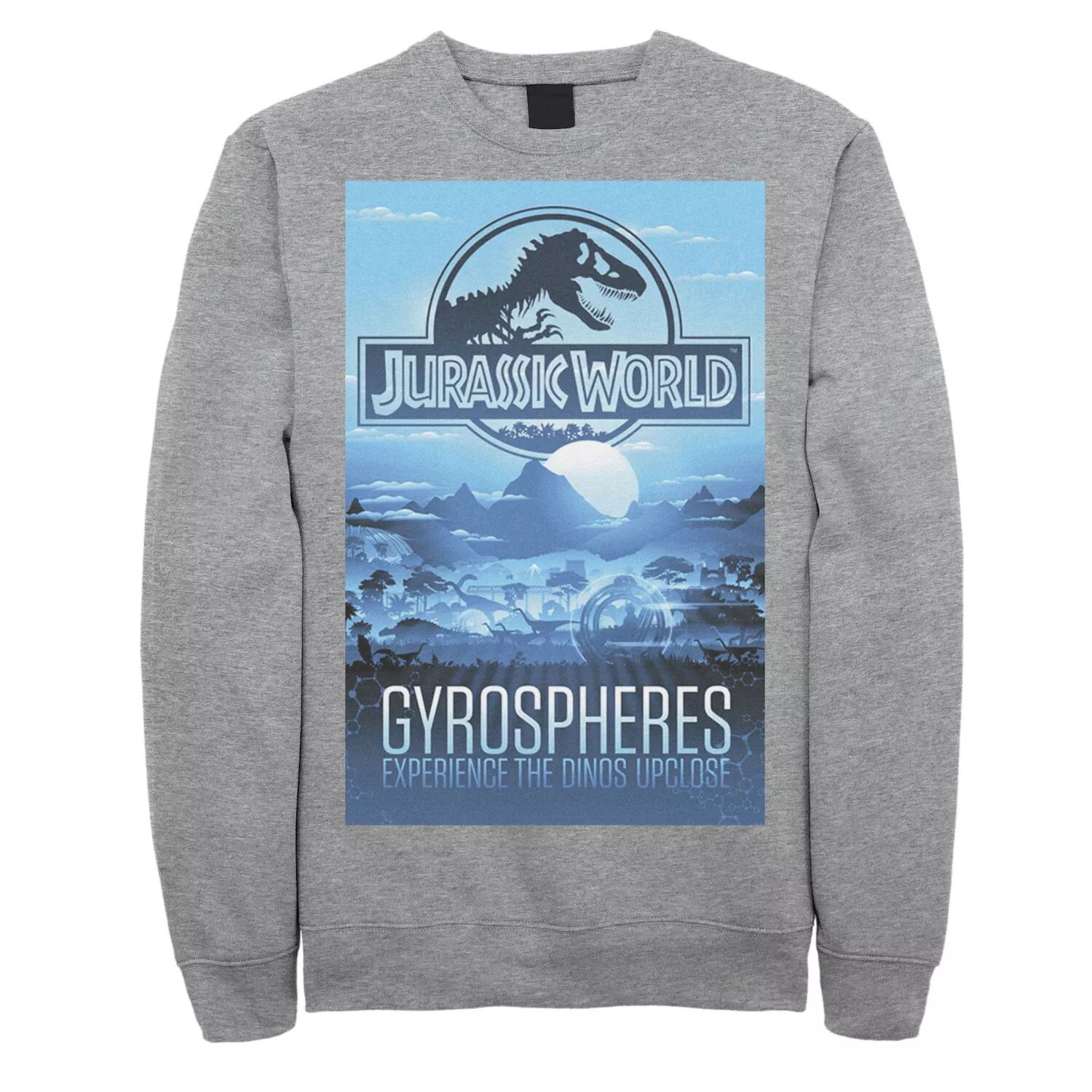 Мужской флисовый пуловер с графическим рисунком и плакатом для тура по парку Jurassic World
Мужской флисовый пуловер с графическим рисунком и плакатом для тура по парку Jurassic World