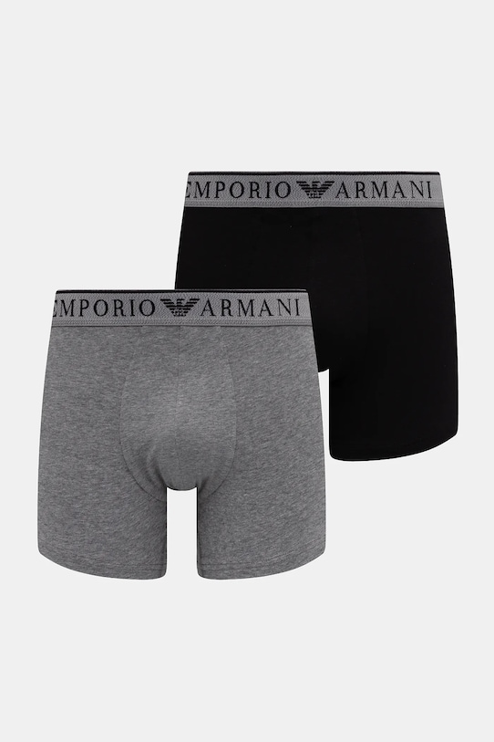2 пары боксеров Emporio Armani Underwear, черный
2 пары боксеров Emporio Armani Underwear, черный