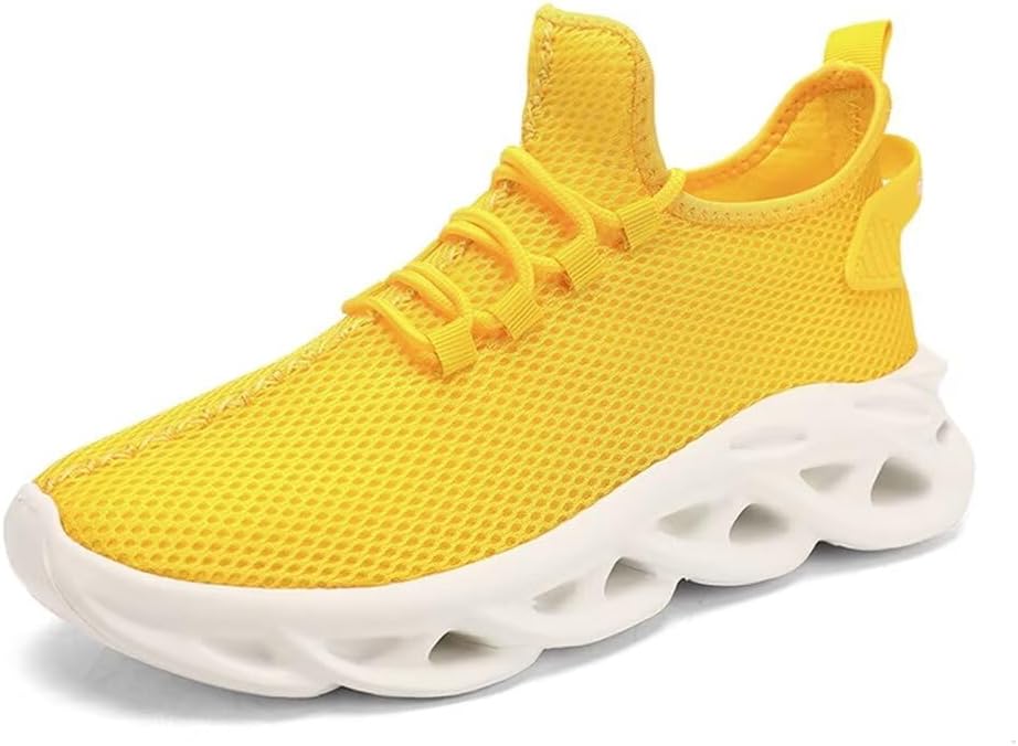 Мужские кроссовки Jakcuz однотонные, стильные, без шнурков, противоскользящие, удобные, с сеткой, для спорта, прогулок и тенниса, желтый
Мужские кроссовки Jakcuz однотонные, стильные, без шнурков, противоскользящие, удобные, с сеткой, для спорта, прогулок и тенниса, желтый