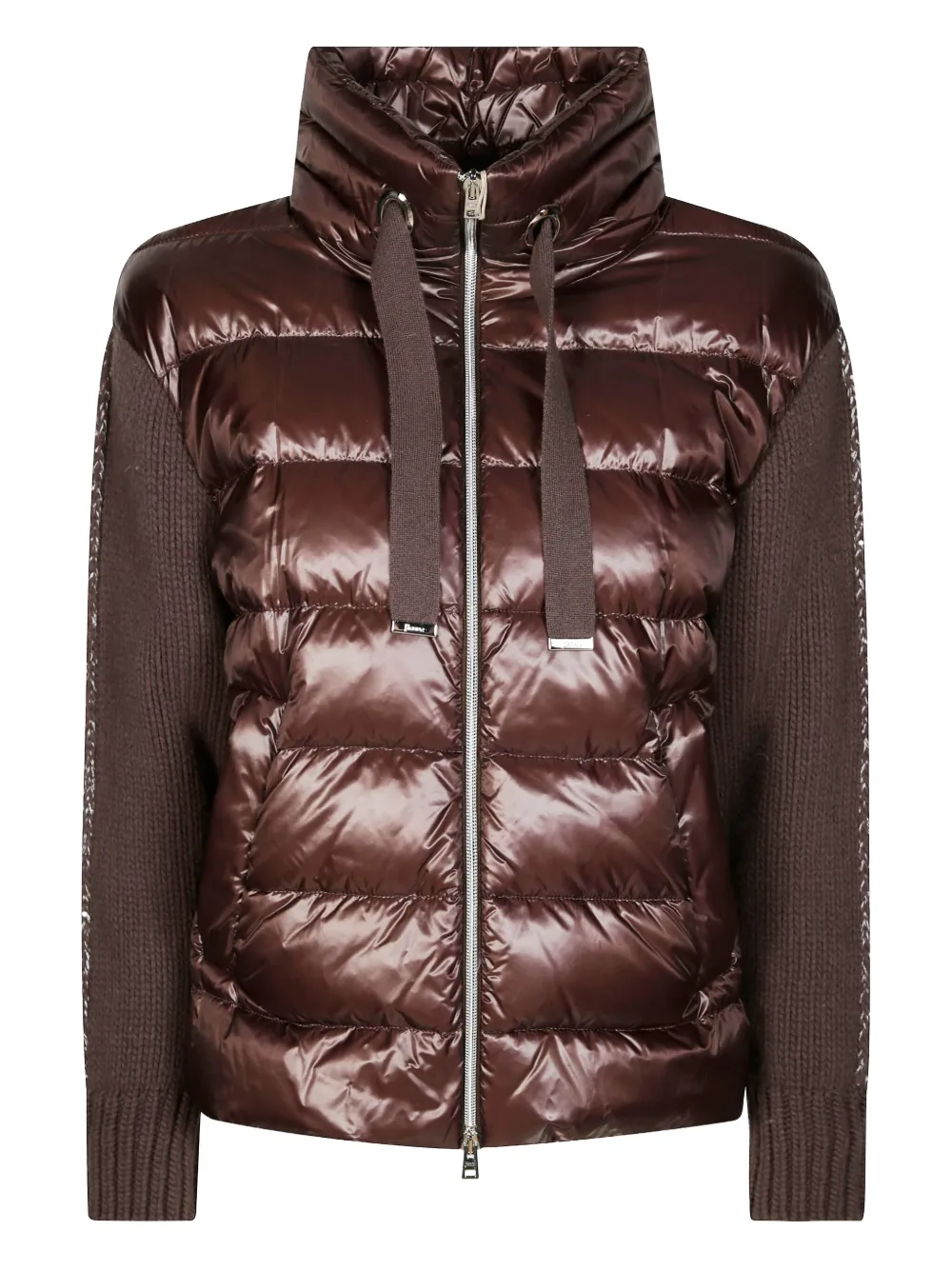 Пуховик со вставками Herno, коричневый
Пуховик со вставками Herno, коричневый