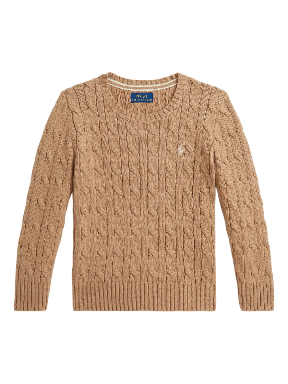 Вязаный свитер с вышитым логотипом Polo Ralph Lauren Kids, коричневый
Вязаный свитер с вышитым логотипом Polo Ralph Lauren Kids, коричневый