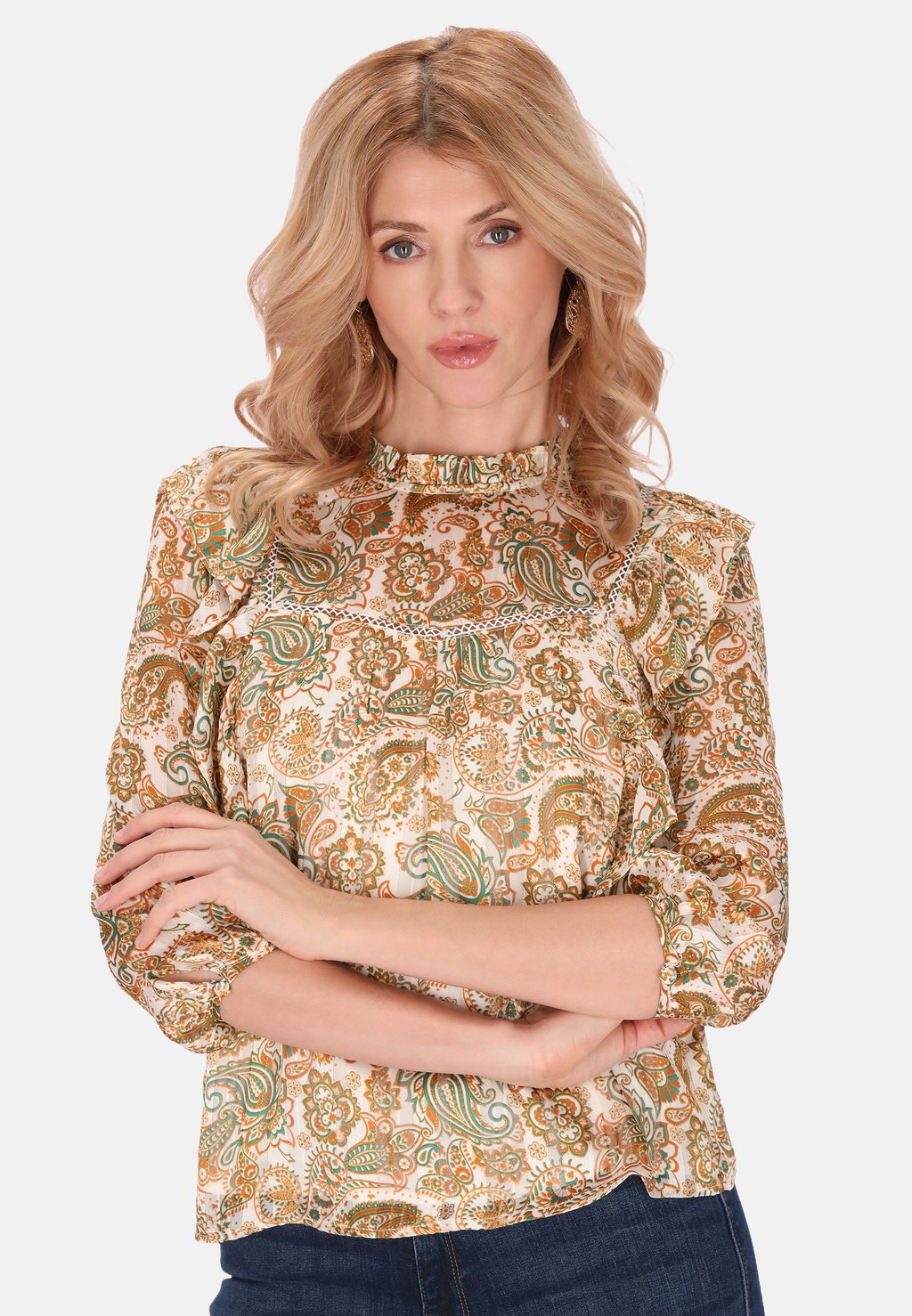 Блуза usha, бежевый
Блуза usha, бежевый