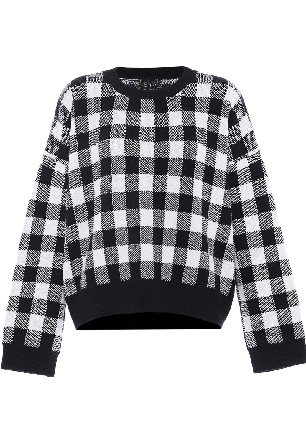 Свитер FENIA Sweater, черный 
Свитер FENIA Sweater, черный