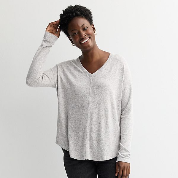 Женская уютная футболка-туника с v-образным вырезом Sonoma Goods For Life, Filigree
Женская уютная футболка-туника с v-образным вырезом Sonoma Goods For Life, Filigree