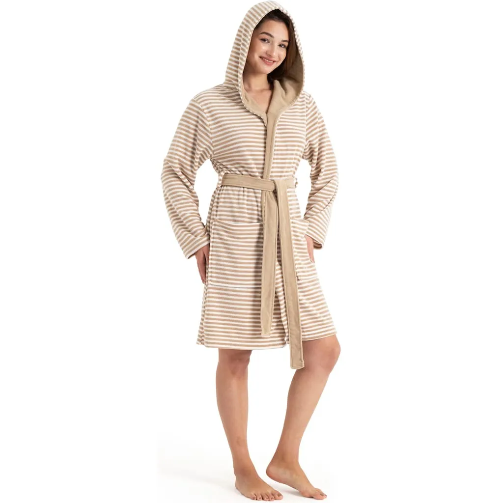 Женский халат KangaROOS Luana, идеально подходит для сауны и спа, отельный халат, утренний халат, 1 шт., полосатый - женский халат, полосатый, размеры XS-3XL Kangaroos, песочный
Женский халат KangaROOS Luana, идеально подходит для сауны и спа, отельный халат, утренний халат, 1 шт., полосатый - женский халат, полосатый, размеры XS-3XL Kangaroos, песочный