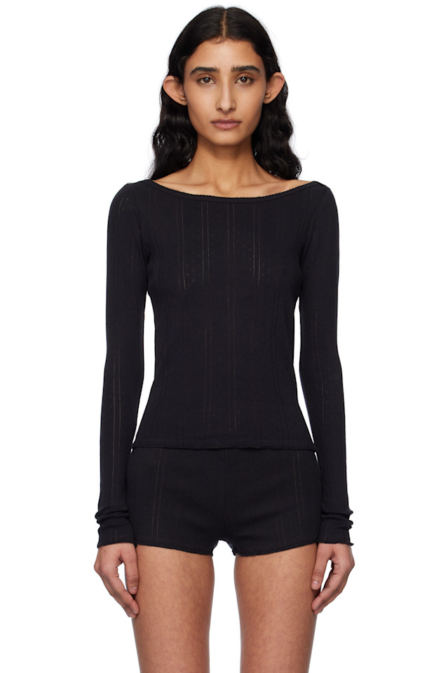 Футболка Bateau Cou Cou, черный 
Футболка Bateau Cou Cou, черный