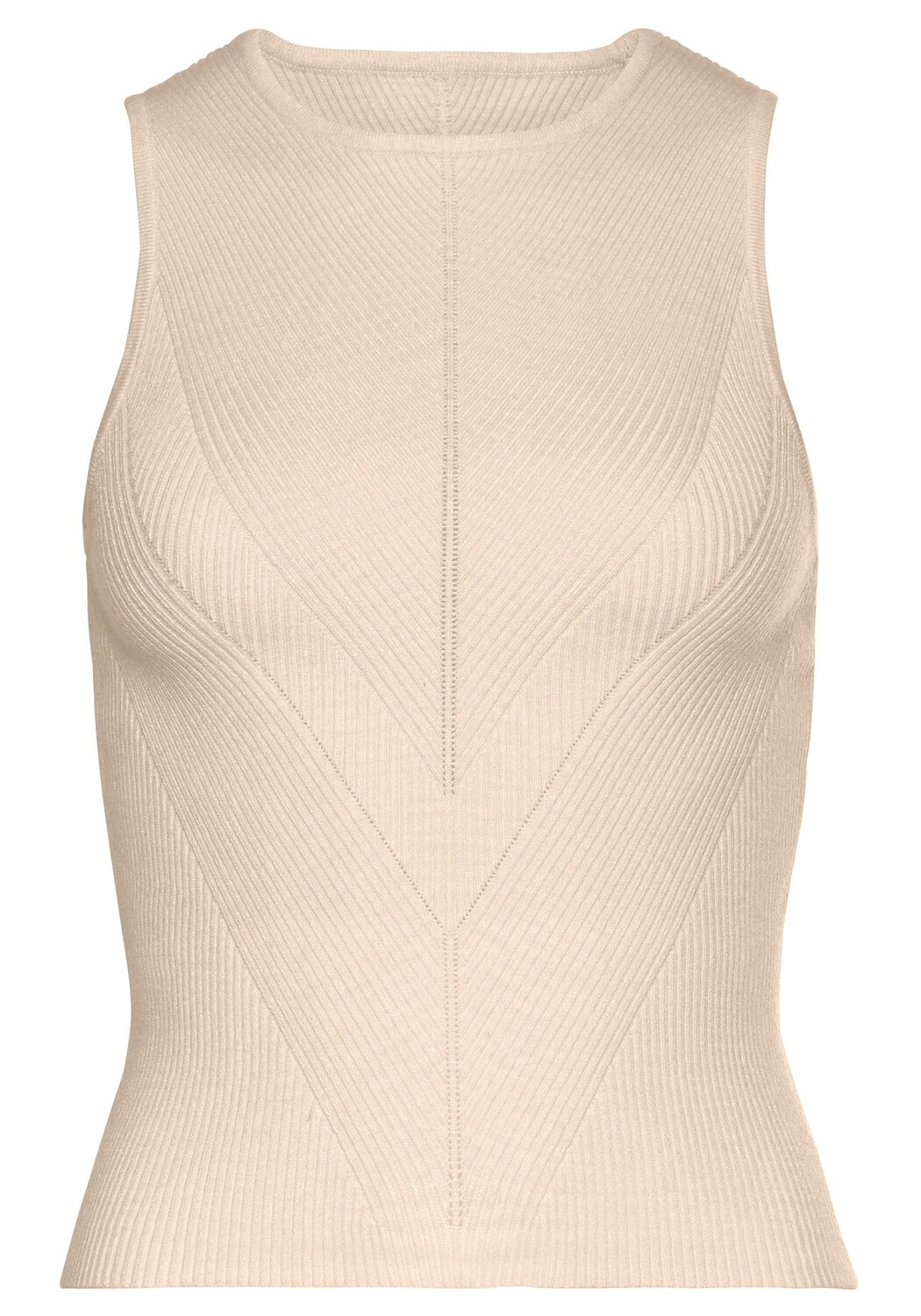 Топ LASCANA Strick, кремовый 
Топ LASCANA Strick, кремовый