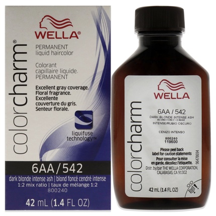Стойкая жидкая краска для волос Color Charm 542 6aa пепельный блонд, 142 унции. Wella
Стойкая жидкая краска для волос Color Charm 542 6aa пепельный блонд, 142 унции. Wella