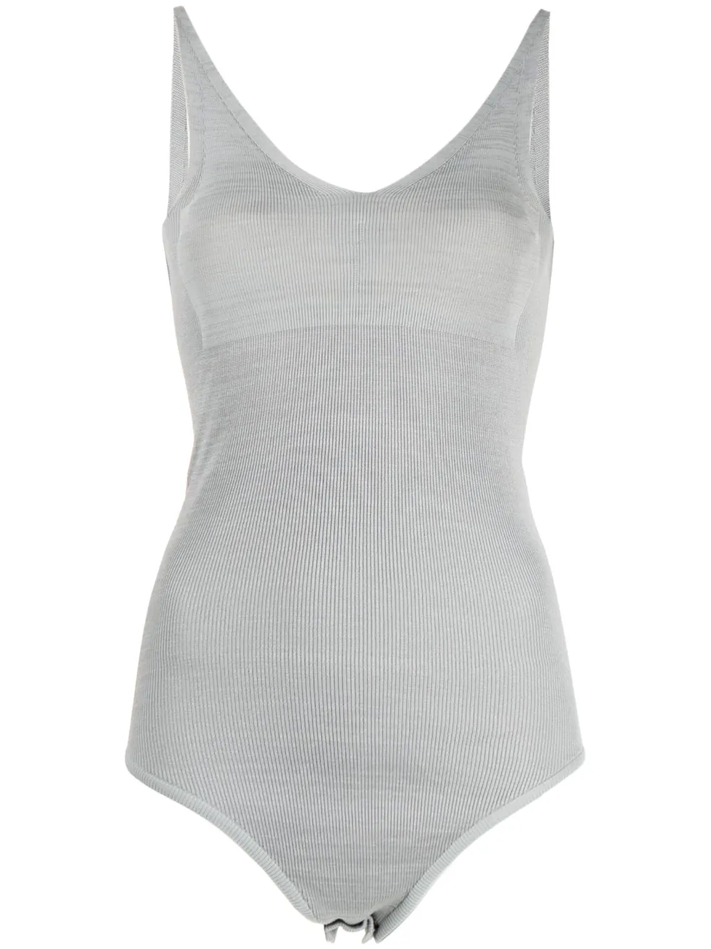 Боди в рубчик с V-образным вырезом CFCL, серый
Боди в рубчик с V-образным вырезом CFCL, серый