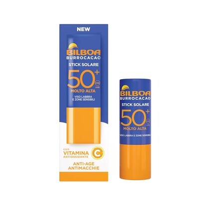 Bilboa Sun Stick SPF 50+ с витамином С для чувствительных зон, таких как губы, татуировки, шрамы - 12 мл
Bilboa Sun Stick SPF 50+ с витамином С для чувствительных зон, таких как губы, татуировки, шрамы - 12 мл