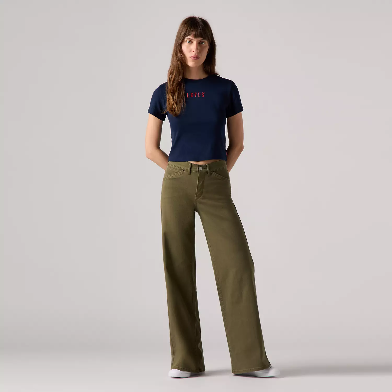 318 Формирующие широкие женские джинсы Levi's, цвет Ivy Green
318 Формирующие широкие женские джинсы Levi's, цвет Ivy Green