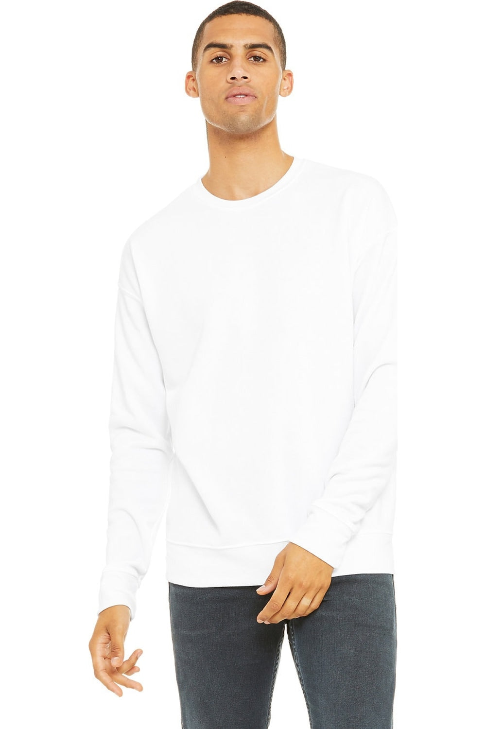 Толстовка унисекс для взрослых из флиса Bella + Canvas с заниженной линией плеч, белый
Толстовка унисекс для взрослых из флиса Bella + Canvas с заниженной линией плеч, белый