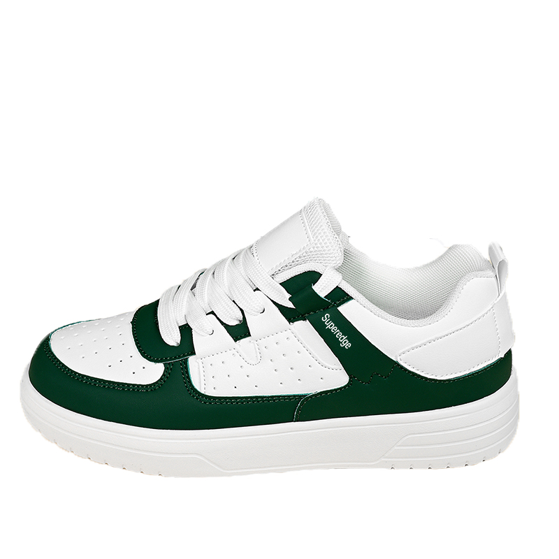 SUPEREDGE Скейтерские кроссовки с противоскользящим и износостойким покрытием унисекс бело-зеленые, цвет White Green
SUPEREDGE Скейтерские кроссовки с противоскользящим и износостойким покрытием унисекс бело-зеленые, цвет White Green