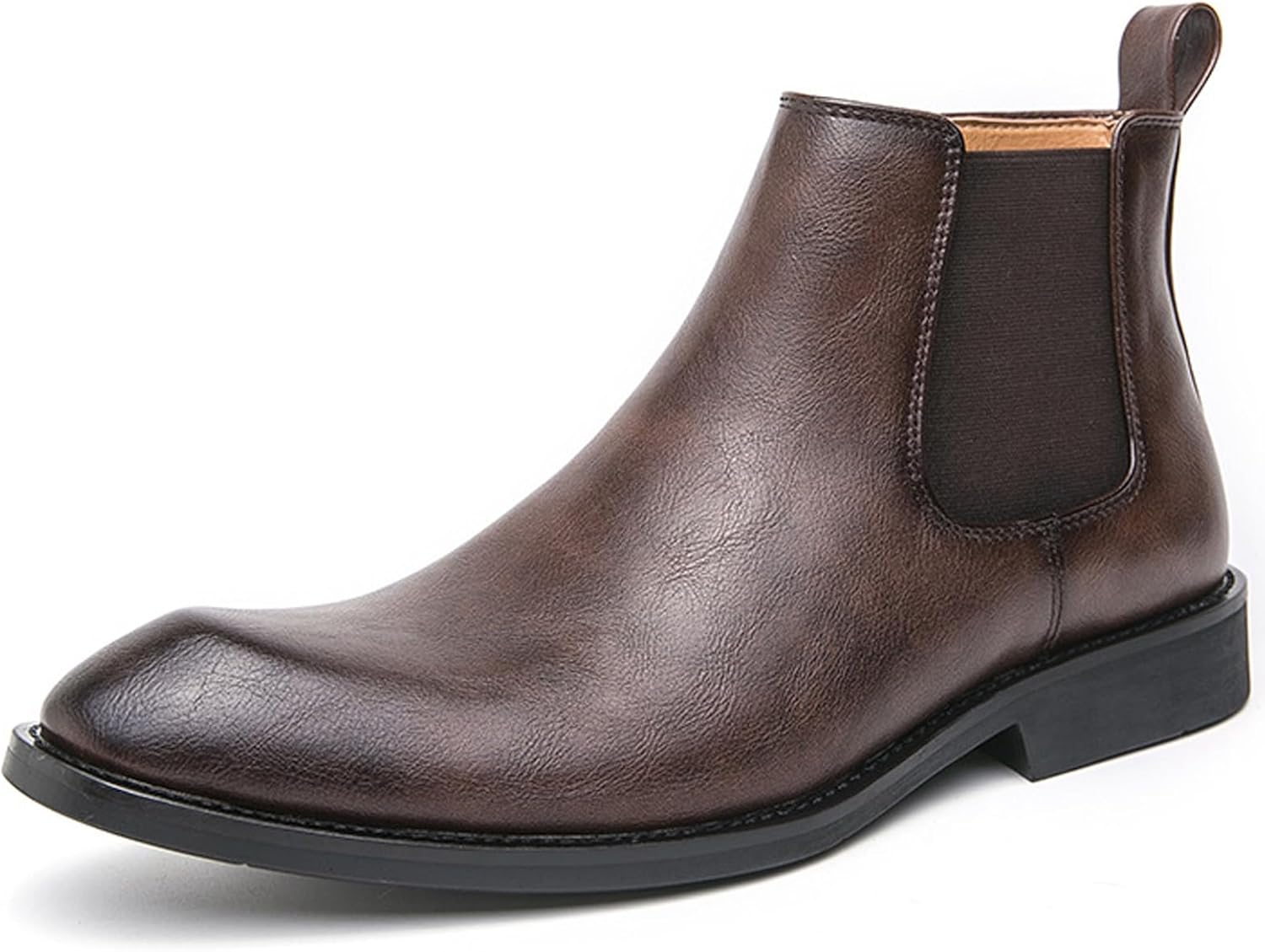 Мужские кожаные деловые ботинки Челси, модные с заостренным носком, низким каблуком, на молнии с боковой стороны, короткие ботинки для работы, дышащие, без шнурков Yherohg, Coffee
Мужские кожаные деловые ботинки Челси, модные с заостренным носком, низким каблуком, на молнии с боковой стороны, короткие ботинки для работы, дышащие, без шнурков Yherohg, Coffee