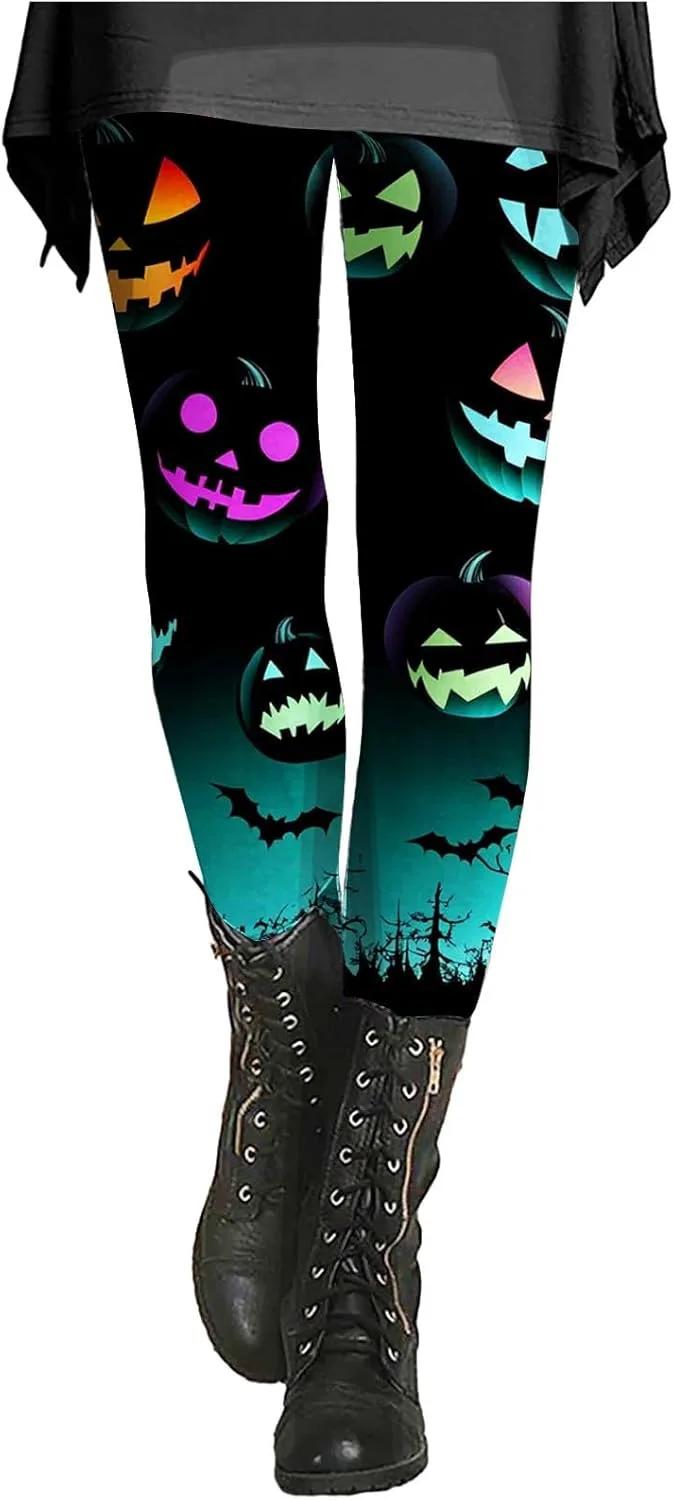 Женские легинсы Halloween с принтом, эластичные
Женские легинсы Halloween с принтом, эластичные