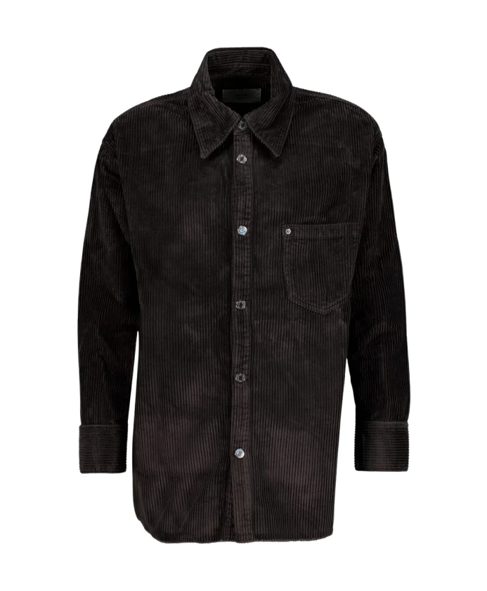 Рубашка-Накидка из хлопкового вельвета с боковым разрезом Ami Paris, серый
Рубашка-Накидка из хлопкового вельвета с боковым разрезом Ami Paris, серый