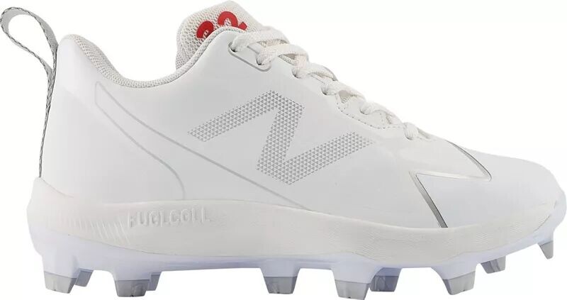 Детские софтбольные бутсы из ТПУ New Balance FuelCell Romero Duo, белый/серебристый
Детские софтбольные бутсы из ТПУ New Balance FuelCell Romero Duo, белый/серебристый