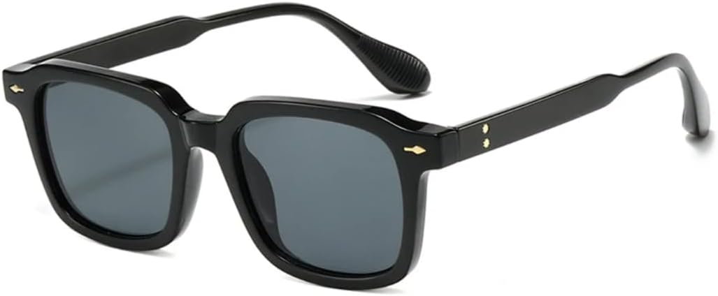 Мужские солнцезащитные очки в стиле ретро с заклепками, модные желто-синие оттенки, защита от УФ-излучения UV400; женские солнцезащитные очки с градиентным переходом цвета UUPTTPL, Black Grey
Мужские солнцезащитные очки в стиле ретро с заклепками, модные желто-синие оттенки, защита от УФ-излучения UV400; женские солнцезащитные очки с градиентным переходом цвета UUPTTPL, Black Grey