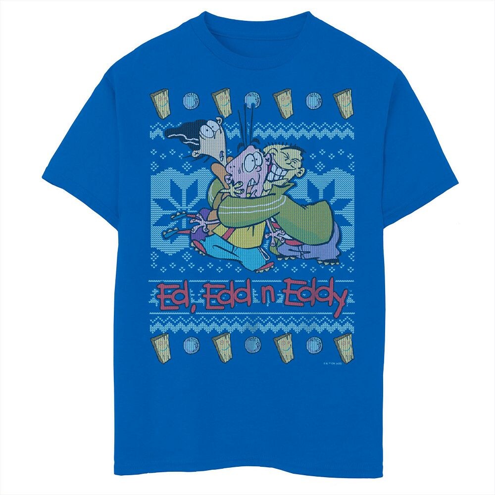 Рождественский свитер Ed Edd n Eddy для мальчиков 8–20 лет, футболка с рисунком Licensed Character, цвет Royal
Рождественский свитер Ed Edd n Eddy для мальчиков 8–20 лет, футболка с рисунком Licensed Character, цвет Royal