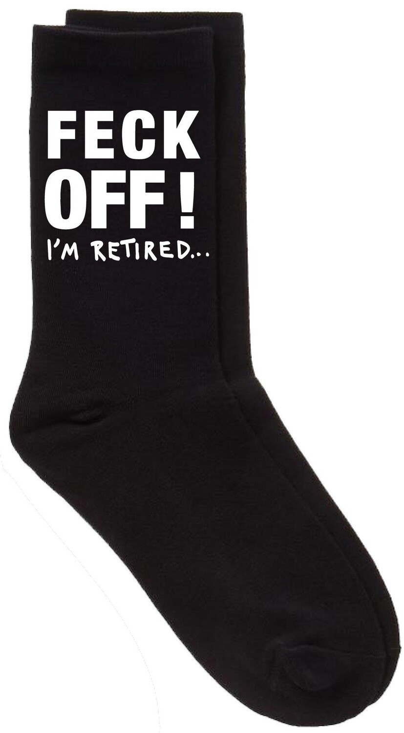 Мужские черные носки Feck Off I'm Pension, подарок на пенсию, папа, муж, дедушка, дядя 60 SECOND MAKEOVER, черный
Мужские черные носки Feck Off I'm Pension, подарок на пенсию, папа, муж, дедушка, дядя 60 SECOND MAKEOVER, черный