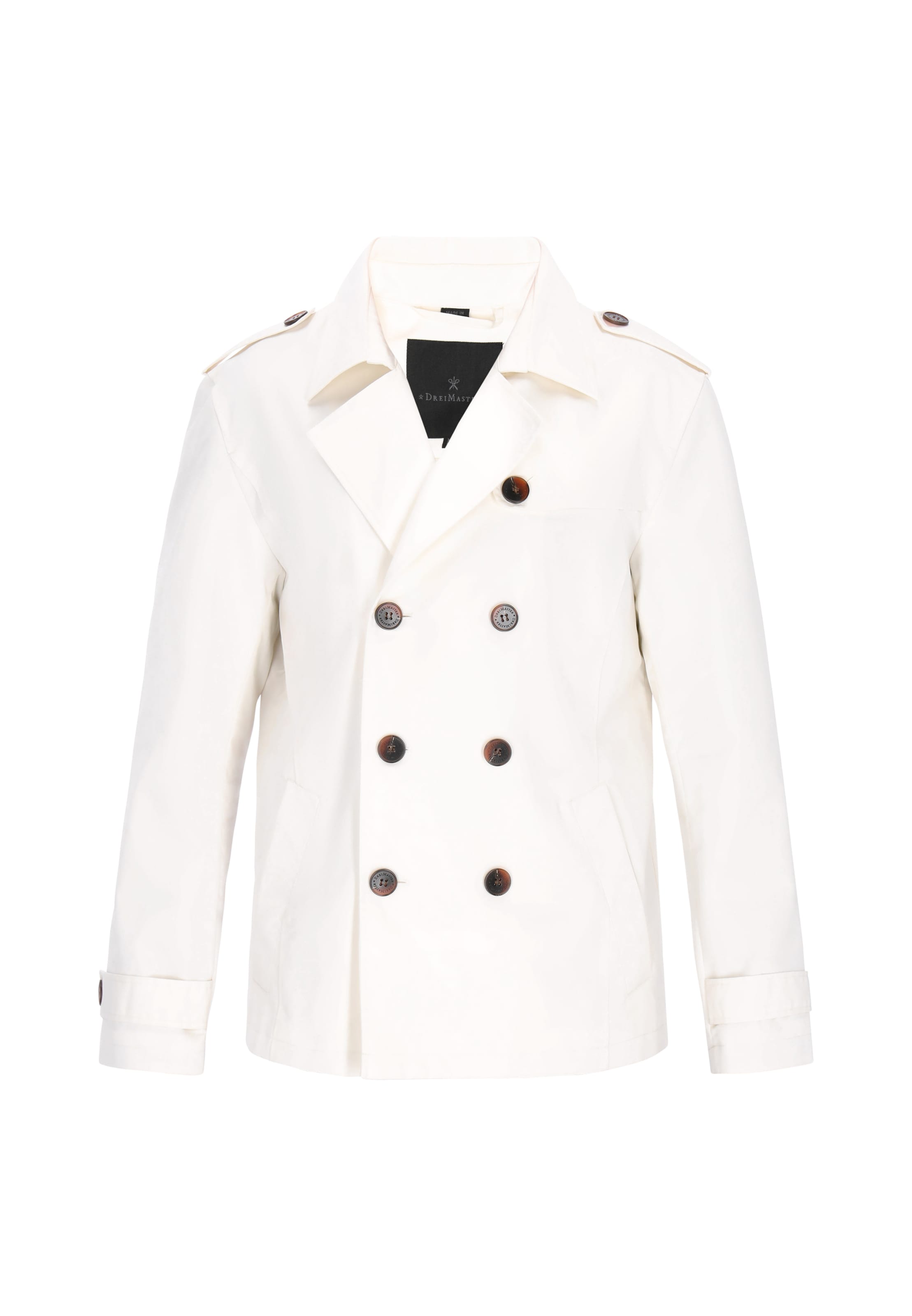 DreiMaster Klassik Межсезонное пальто в цвете Off White
DreiMaster Klassik Межсезонное пальто в цвете Off White