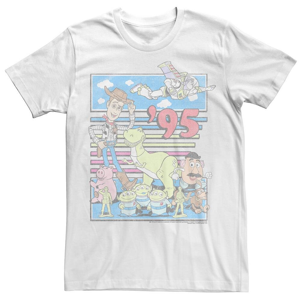 Мужская красочная футболка в стиле ретро Disney/Pixar's Toy Story 95 Licensed Character, белый
Мужская красочная футболка в стиле ретро Disney/Pixar's Toy Story 95 Licensed Character, белый