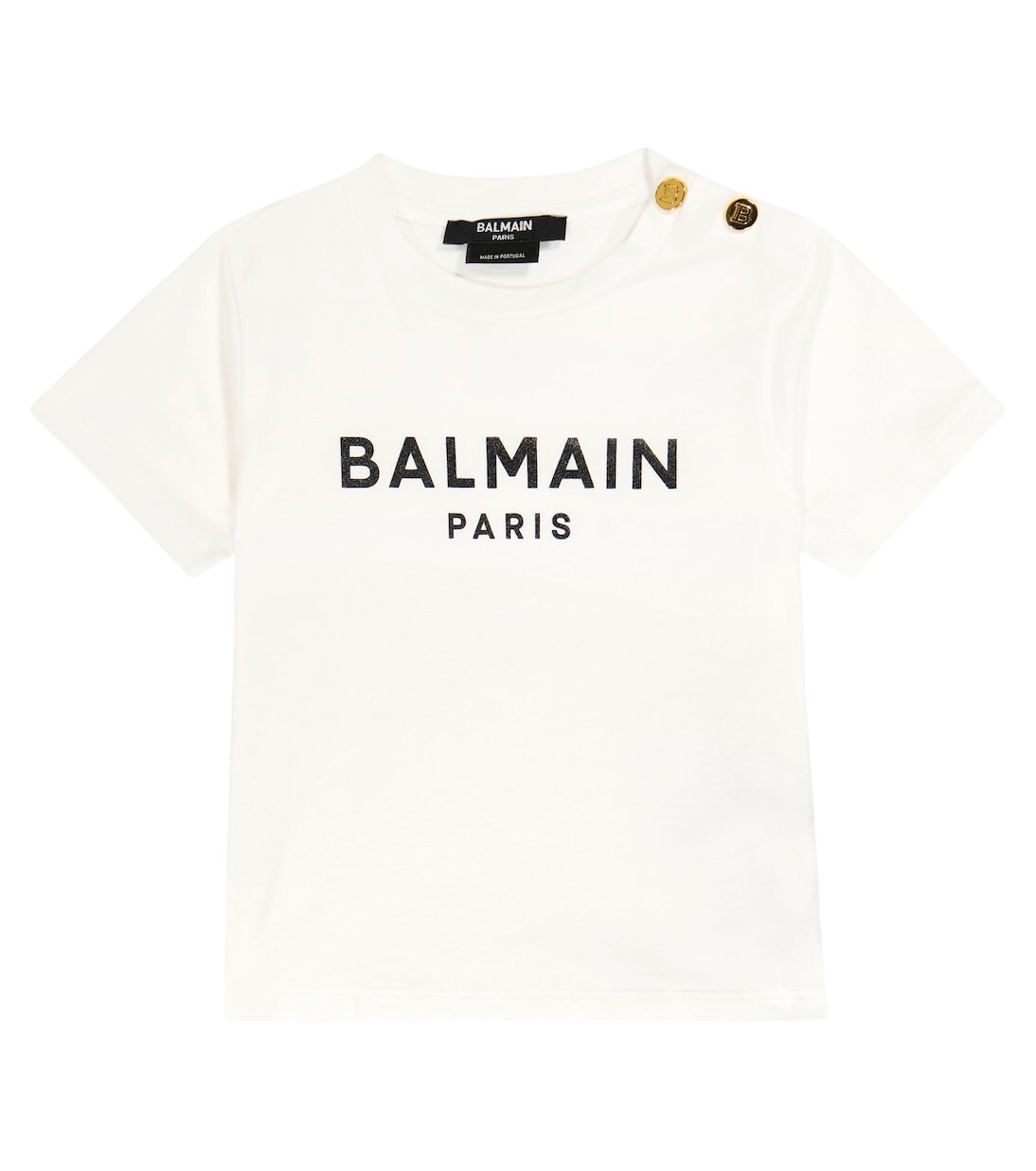 Детская футболка с логотипом Balmain Kids, белый
Детская футболка с логотипом Balmain Kids, белый