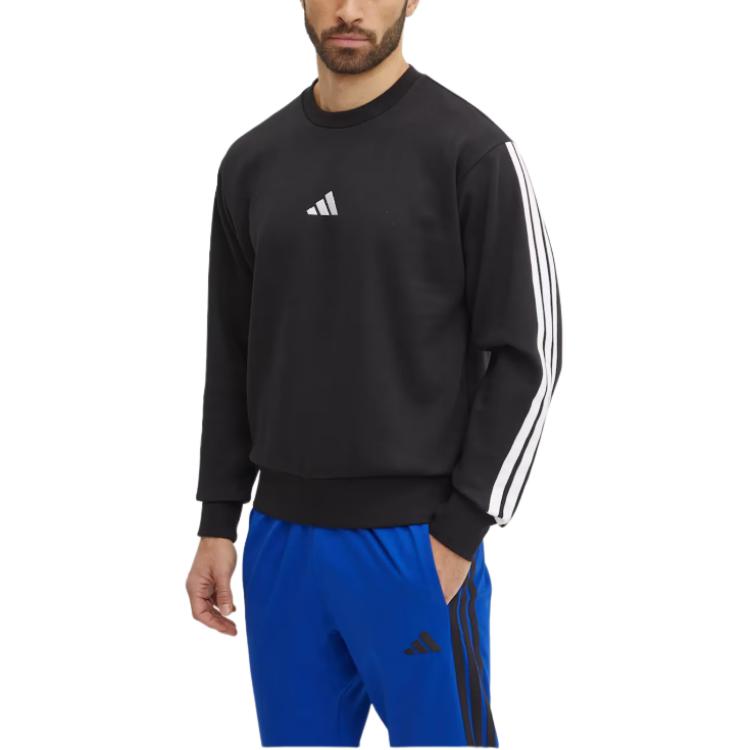 Толстовка флисовая 3 Stripes Adidas, черный
Толстовка флисовая 3 Stripes Adidas, черный